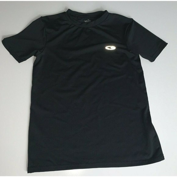 Champion C9 Boys Fitted Compression Shirt Size S Black Athletic Short Sleeve - Picture 1 of 3
